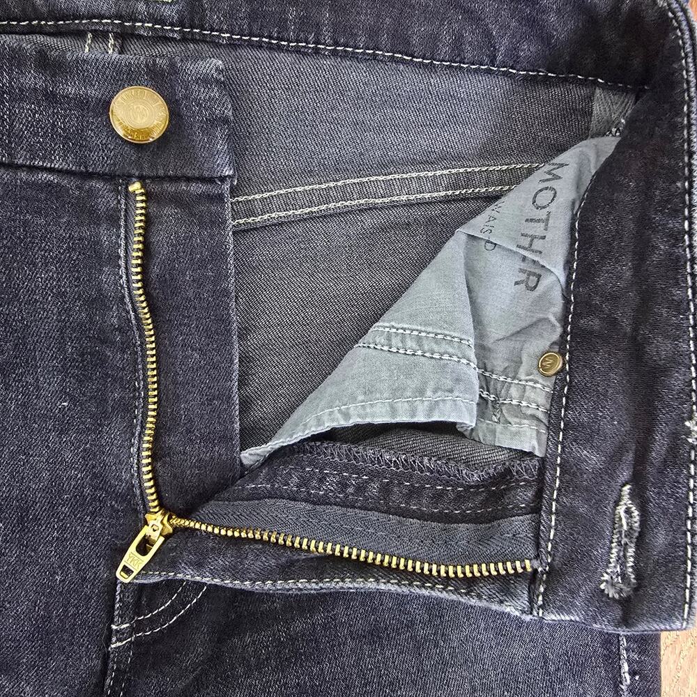 Mother Denim High Waisted Looker Skinny Jeans in Coffee, Tea, or Me? Size 26 - Picture 7 of 10